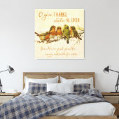 O Geef Bedankt aan de Heer Canvas Afdruk (Insitu (Slaapkamer))