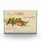 O Geef Bedankt aan de Heer Fotoblokken (Voorkant)