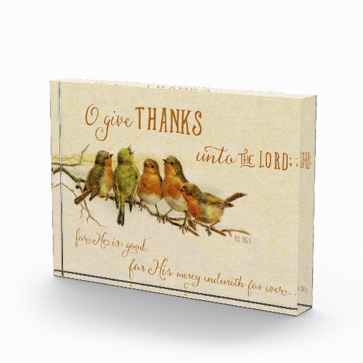 O Geef Bedankt aan de Heer Fotoblokken (Rechts)