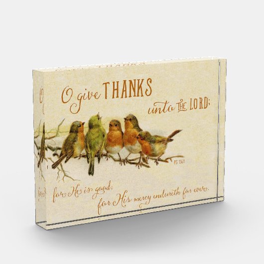 O Geef Bedankt aan de Heer Fotoblokken (Links)