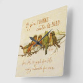 O Geef Bedankt aan de Heer Vierkante Klok (Hoek)