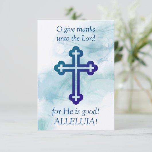 O Geef bedankt aan de Here (Staand voorkant)