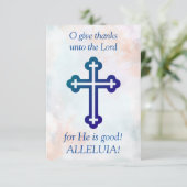 O Geef bedankt aan de Here (Staand voorkant)