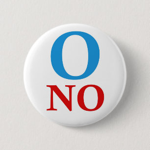 O Geen Obama-T - shirts Ronde Button 5,7 Cm