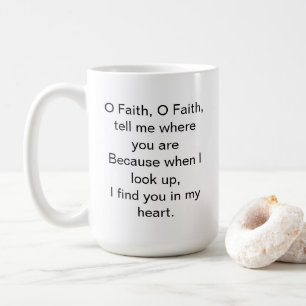 O Geloof Inspirerend Koffiemok