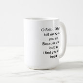 o Geloof Inspirerend offerte Koffiemok (Voorkant rechts)