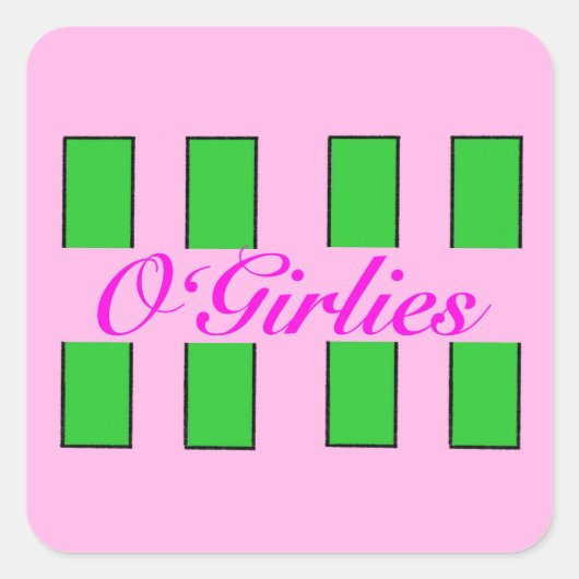 O’Girlies Sticker (Voorkant)