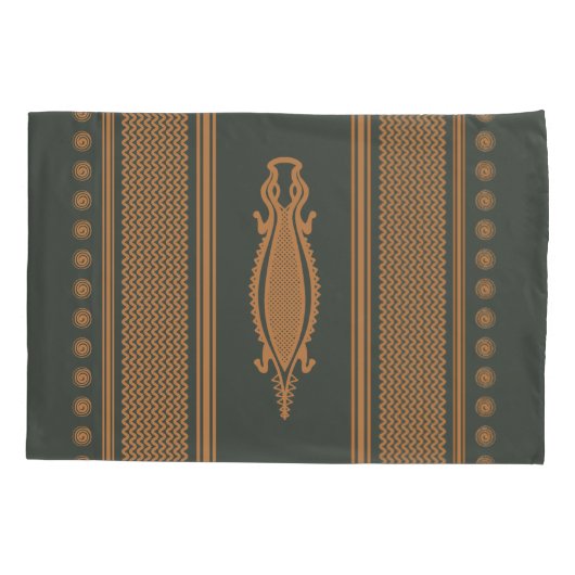 O God Krokodil Predynastiek Egypte Kussensloop (Achterkant)