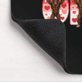 O-h-i-o Funny Bigfoot Ohio In Midwestern Valentine Muismat (Hoek)