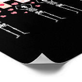 O-h-i-o Funny Skeletons Ohio In Midwestern Valenti Poster (Hoek)