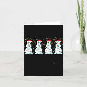 O-h-i-o Kerst Sneeuwman Ohio Vintage En Midwest Kaart