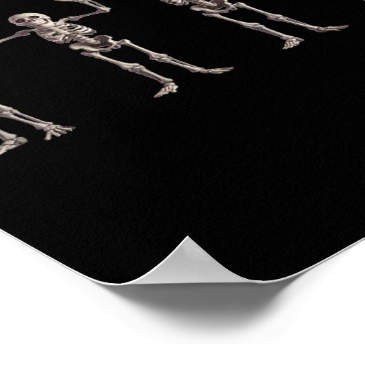 O-h-i-o State Skeleton Lover Ohio Halloween Mannen Poster (Hoek)