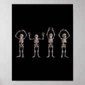 O-h-i-o State Skeleton Lover Ohio Halloween Mannen Poster (Voorkant)