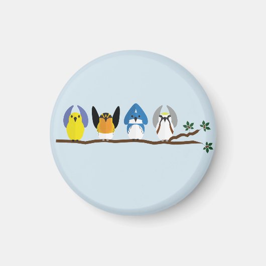 O-H-I-O Warblers Magnet (Voorkant)