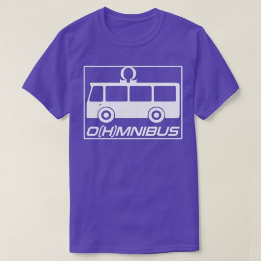 O h mnibus electro electro elektriciteit electro e t-shirt (Design voorkant)