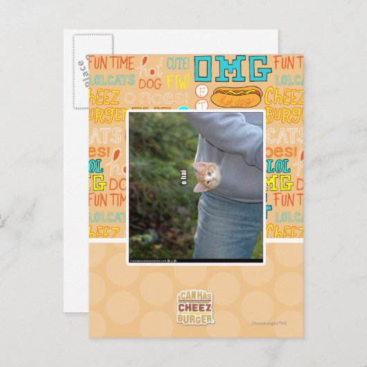 O hai briefkaart (Voorkant / Achterkant)