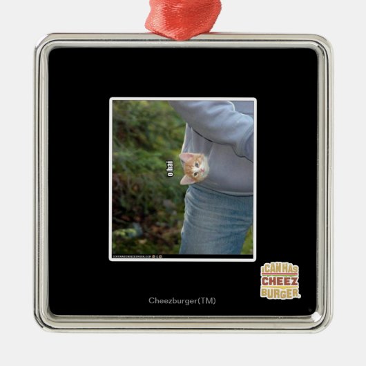 O hai metalen ornament (Voorkant)