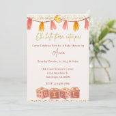 O Hallo Daar Mooie Digital Uitnodiging  (Staand voorkant)