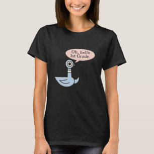 O Hallo Eersteklassers Schattige Duif 1e Klas Lesg T-shirt