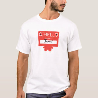 O hallo, mijn naam is James T-shirt