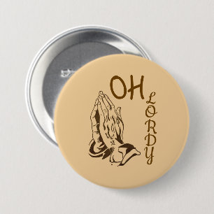 O Heer Knop Ronde Button 7,6 Cm
