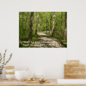 O Heer, leer me je paden. psalm 25 Poster (Keuken)