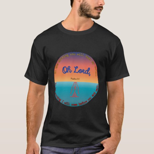 O Heer Psalmen 53 T-shirt (Voorkant)