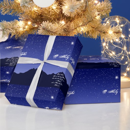 O Heilig kerstcadeaupapier voor de nacht Cadeaupapier (Feestdagen)