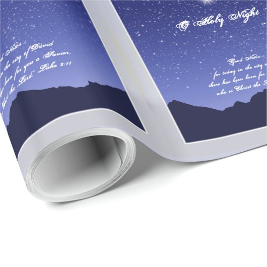 O Heilig Night Wrapping Paper Cadeaupapier (Rol Hoek)