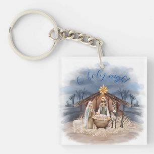 O heilige kerstfeestdag Acrylische Sleutelhanger