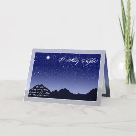 O Heilige Kerstkaart Feestdagen Kaart