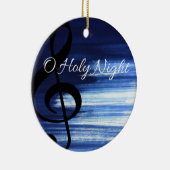 O Heilige Kerstkerstversiering Keramisch Ornament (Rechts)