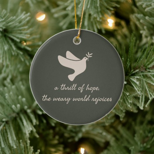 O Heilige Kerstkerstversiering Keramisch Ornament (Boom)