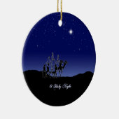 O Heilige Kerstkerstversiering Keramisch Ornament (Rechts)