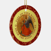 O Heilige Kerstmis Carol Religieuze Muziek Keramisch Ornament (Rechts)