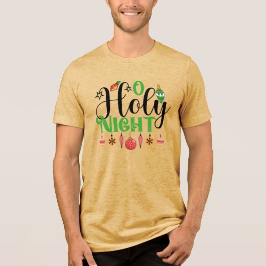 O Heilige Nacht-84603 Tri-Blend Shirt (Voorkant)