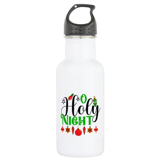 O Heilige Nacht-84603 Waterfles (Voorkant)