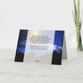 "O Heilige Nacht" Beloved kerstcarol Holiday Kaart (Achterkant)