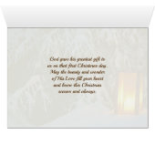 "O Heilige Nacht" Beloved kerstkaartje (Binenzijde Horizontaal (Onderkant))