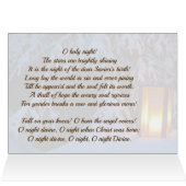 "O Heilige Nacht" Beloved kerstkaartje (Binnen Horizontaal (Boven))