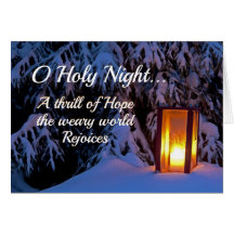 "O Heilige Nacht" Beloved kerstkaartje