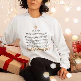 O HEILIGE NACHT Christelijke Vrouwen Kerst Hymne Trui