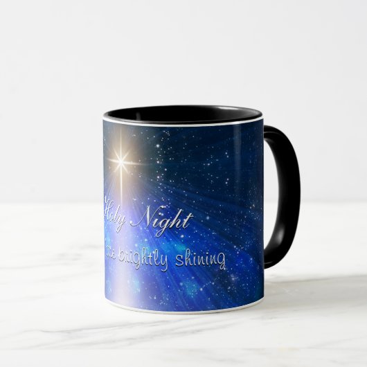 O Heilige Nacht - de sterren schijnen helder mok (Voorkant rechts)