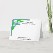 O Heilige Nacht Feestdagen Kaart (Achterkant)