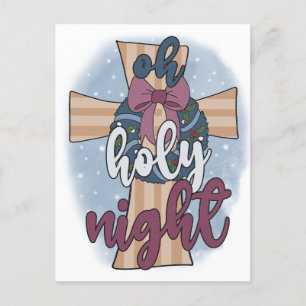 O Heilige Nacht Geloof Hoop Liefde Kerstmis Jezus Briefkaart