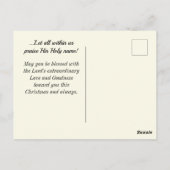 O Heilige Nacht, hij heeft ons echt geleerd van li Briefkaart (Achterkant)