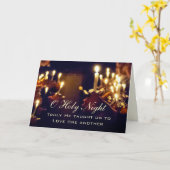 O Heilige Nacht, hij heeft ons echt geleerd van li Kaart (Gele Bloem)