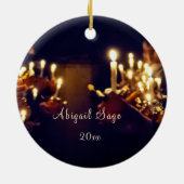 O Heilige Nacht, hij heeft ons echt geleerd van li Keramisch Ornament (Achterkant)