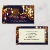 O Heilige Nacht, hij heeft ons echt geleerd van li Visitekaartje (Voorkant / Achterkant)