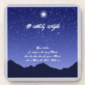 O Heilige Nacht Kerst Onderzetter (Voorkant)